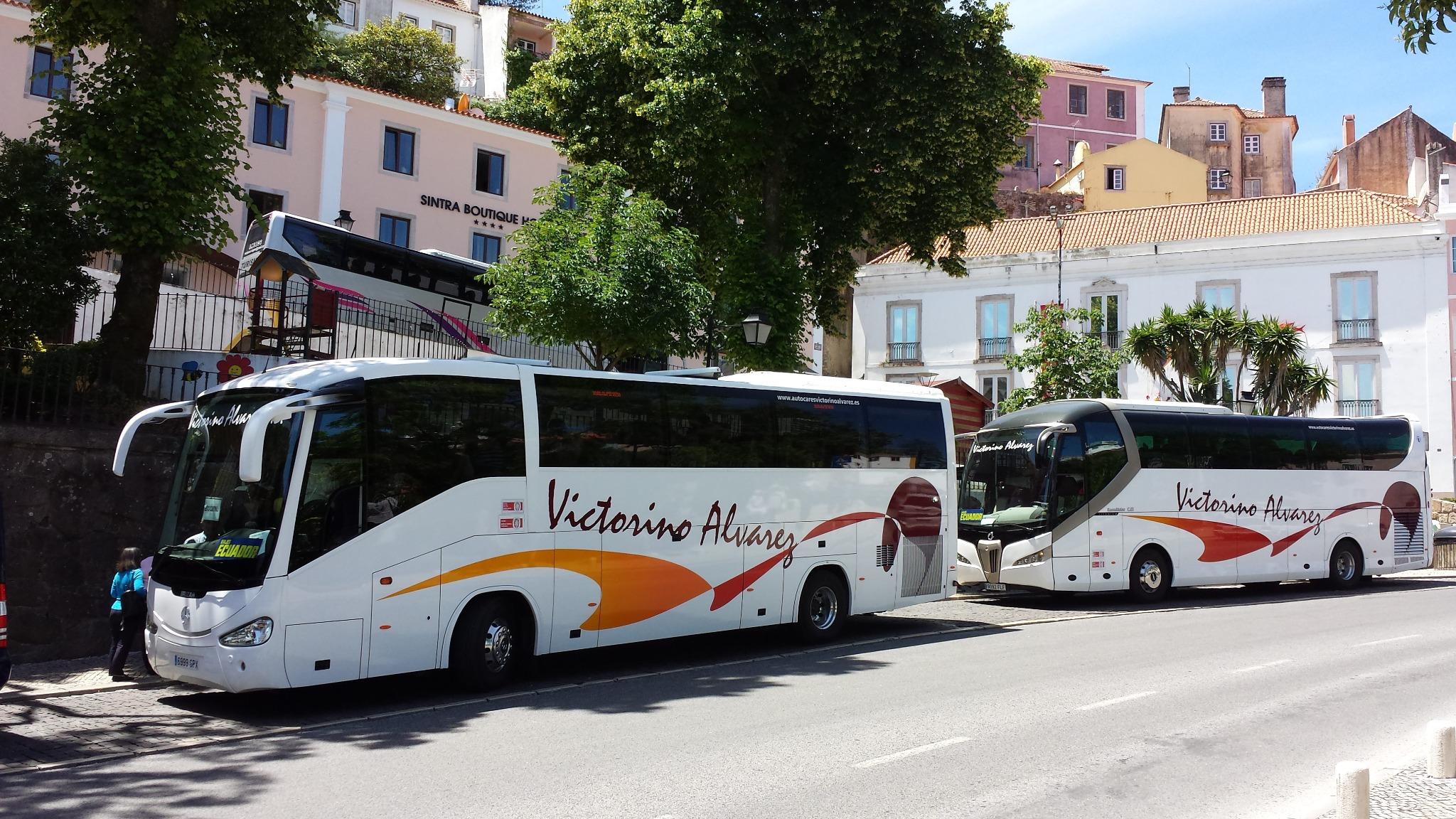 Autocares Victorino Álvarez en destino turístico